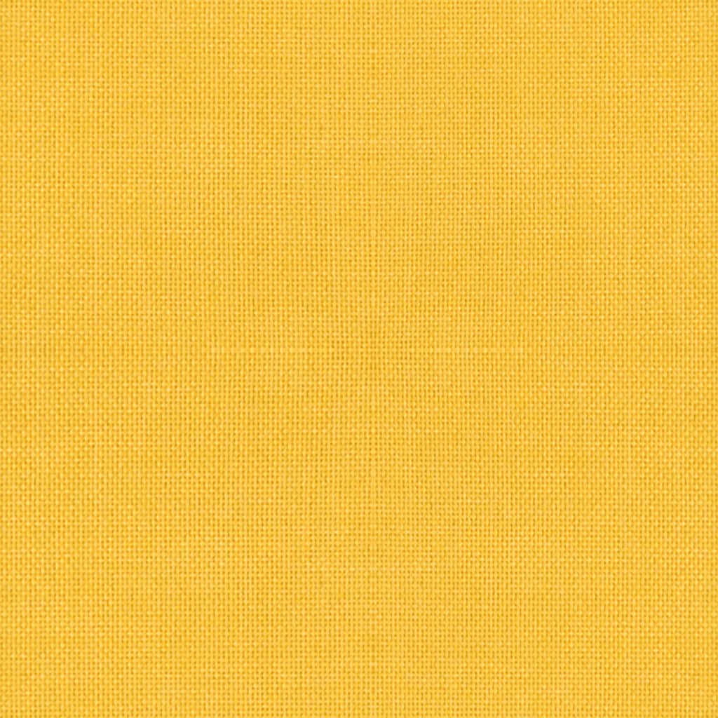 Καρέκλες Τραπεζαρίας Περιστρεφόμενες 2 τεμ. Μουσταρδί Ύφασμα - PAKOBAZAAR