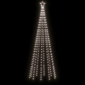 Χριστουγεννιάτικο Δέντρο Κώνος 310 LED Ψυχρό Λευκό 100x300 εκ.