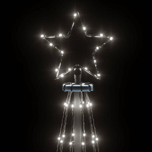 Χριστουγεννιάτικο Δέντρο Κώνος 310 LED Ψυχρό Λευκό 100x300 εκ.