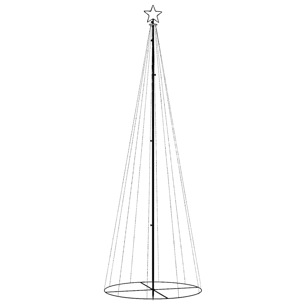 Χριστουγεννιάτικο Δέντρο Κώνος 310 LED Μπλε 100 x 300 εκ.