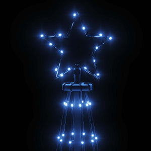 Χριστουγεννιάτικο Δέντρο Κώνος 310 LED Μπλε 100 x 300 εκ.