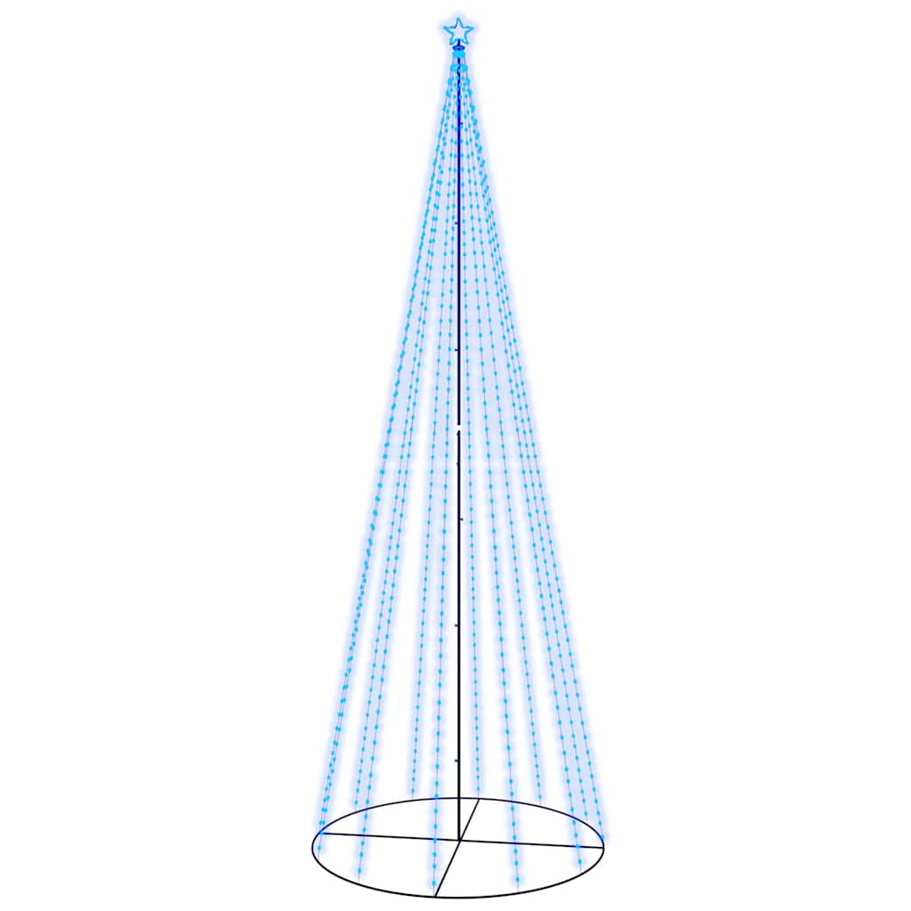 Χριστουγεννιάτικο Δέντρο Κώνος 732 LED Μπλε 160 x 500 εκ.