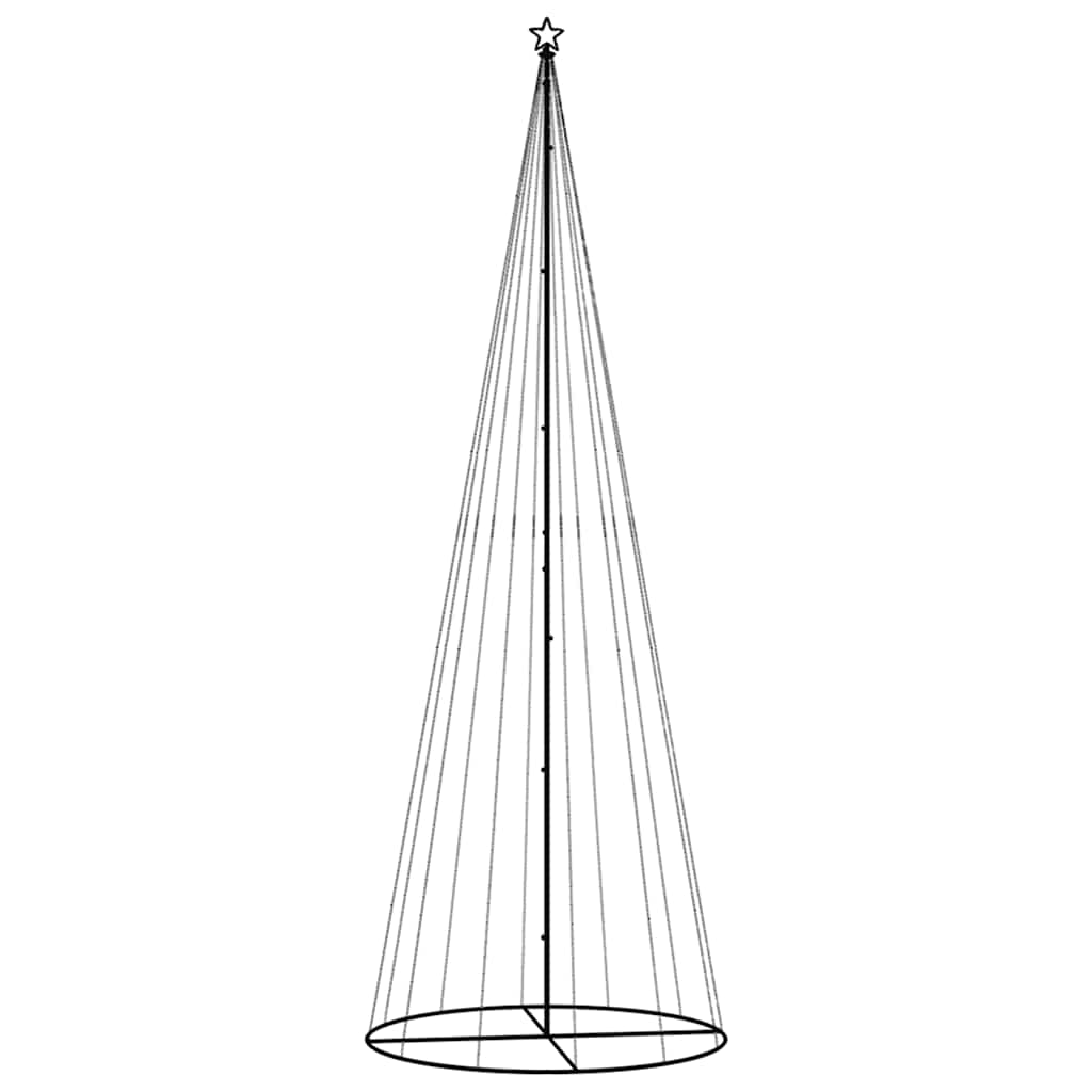 Χριστουγεννιάτικο Δέντρο Κώνος 732 LED Μπλε 160 x 500 εκ.