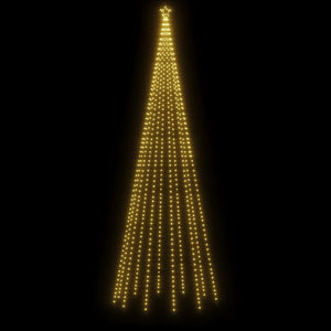 Χριστουγεννιάτικο Δέντρο με Ακίδα 732 LED Θερμό Λευκό 500 εκ.