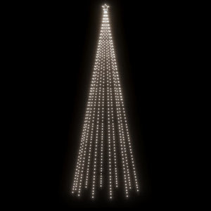 Χριστουγεννιάτικο Δέντρο Με Ακίδα 732 LED Ψυχρό Λευκό 500 εκ.