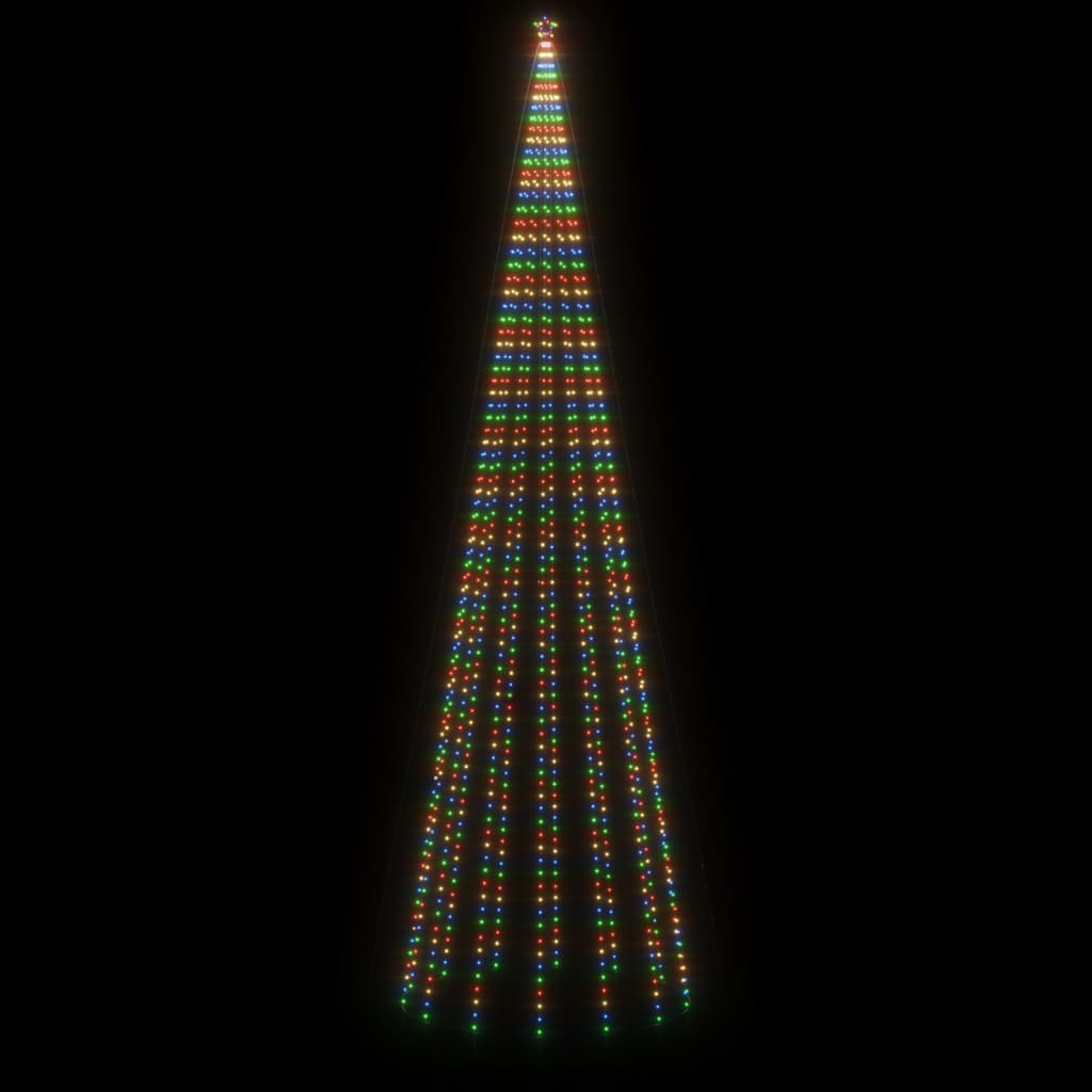 Χριστουγεννιάτικο Δέντρο Με Ακίδα 1134 LEDs Πολύχρωμο 800 εκ.