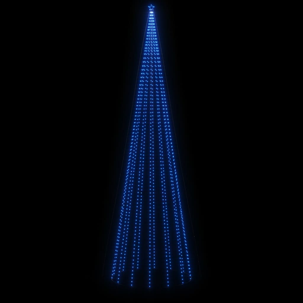 Χριστουγεννιάτικο Δέντρο Με Ακίδα 1134 LED Μπλε 800 εκ.
