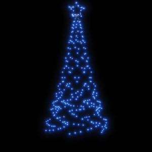Χριστουγεννιάτικο Δέντρο Με Ακίδα 200 LED Μπλε 180 εκ.