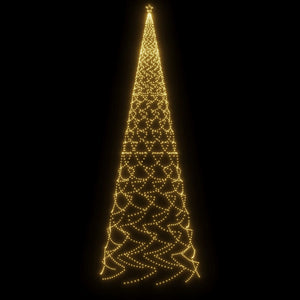 Χριστουγεννιάτικο Δέντρο Με Ακίδα 3000 LED Θερμό Λευκό 800 εκ. - Pakobazaar