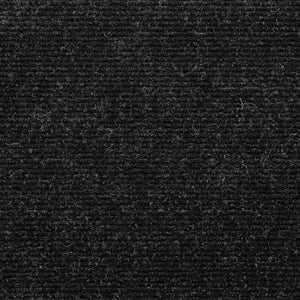 Πατάκια Σκάλας Αυτοκόλλητα 15 τεμ. Ανθρακί 65x24,5x3,5 εκ.