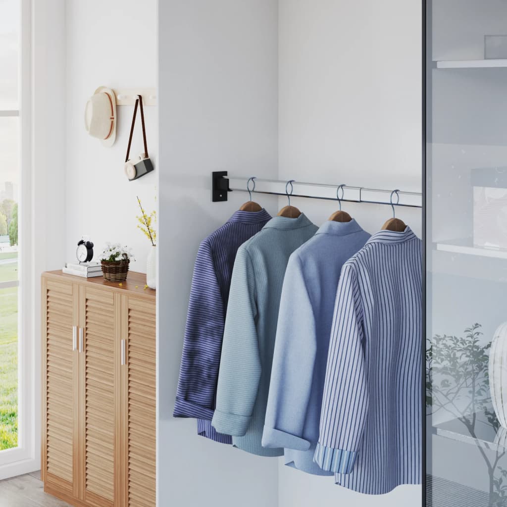 Τηλεσκοπικές Ράγες Ντουλάπας 2 τεμ. Ασημί 58-100 εκ. - Pakobazaar