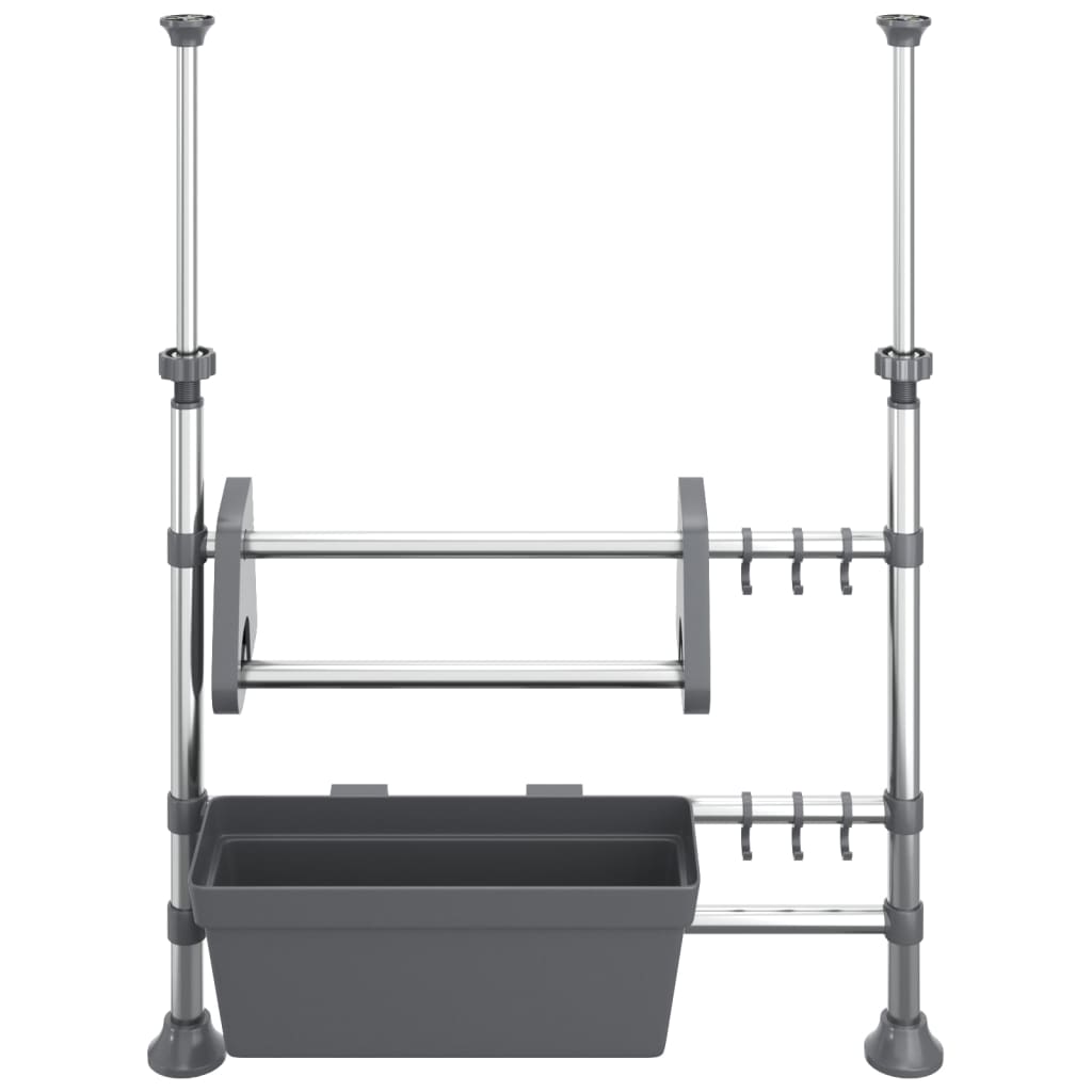 Οργανωτής Κουζίνας Ρυθμιζόμενος Αλουμινίου