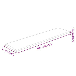 Πάνελ Τοίχου 12 τεμ. Σκούρο Πράσινο 60x15εκ. 1,08 μ² Υφασμάτινα