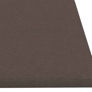 Πάνελ Τοίχου 12 τεμ. Taupe 60 x 15 εκ. 1,08 μ² Υφασμάτινα - Pakobazaar