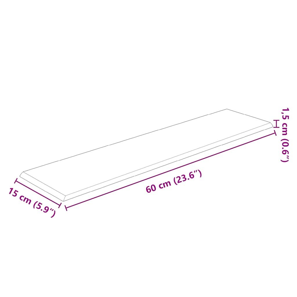 Πάνελ Τοίχου 12 τεμ. Κρεμ 60x15 εκ. 1,08 μ² Συνθετικό Δέρμα