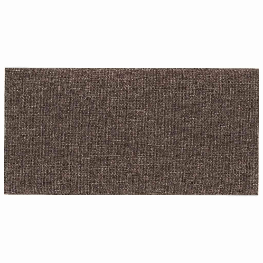 Πάνελ Τοίχου 12 τεμ. Taupe 60x30 εκ. 2,16 μ² Υφασμάτινα