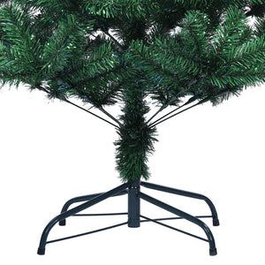 Χριστουγεννιάτικο Δέντρο Τεχνητό Ιριδ. Άκρες Πράσινο 180 εκ PVC