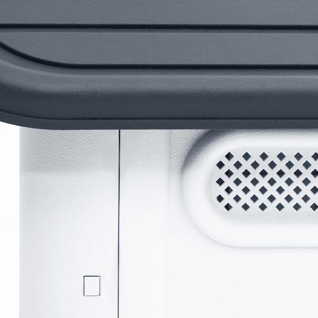 Σπιτάκι Σκύλου Γκρι 59 x 75 x 66 εκ. από Πολυπροπυλένιο - PAKOBAZAAR