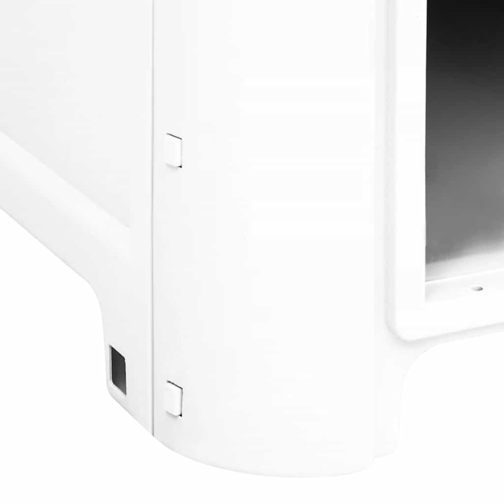 Σπιτάκι Σκύλου Γκρι 59 x 75 x 66 εκ. από Πολυπροπυλένιο - PAKOBAZAAR