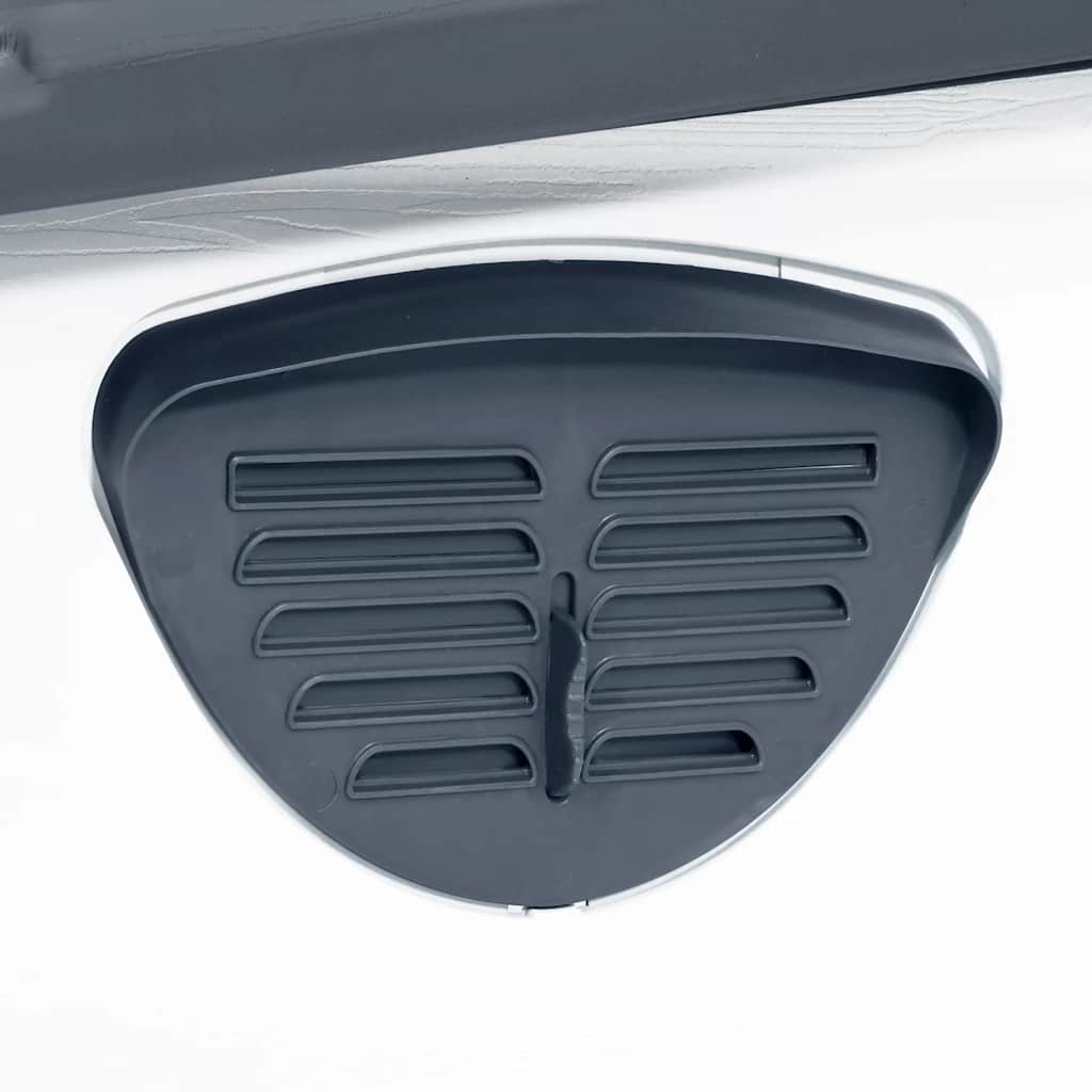 Σπιτάκι Σκύλου Γκρι 90,5 x 68 x 66 εκ. από Πολυπροπυλένιο - PAKOBAZAAR