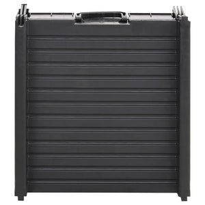 Ράμπα Σκύλου Πτυσσόμενη Μαύρη 153 x 40 x 12,5 εκ. από Πλαστικό - PAKOBAZAAR