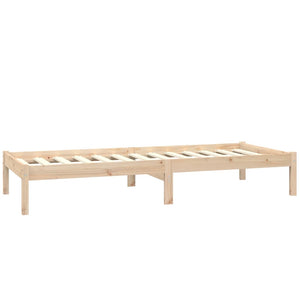 Πλαίσιο Κρεβατιού 75x190 εκ. Μασίφ Ξύλο Πεύκου Small Single - PAKOBAZAAR