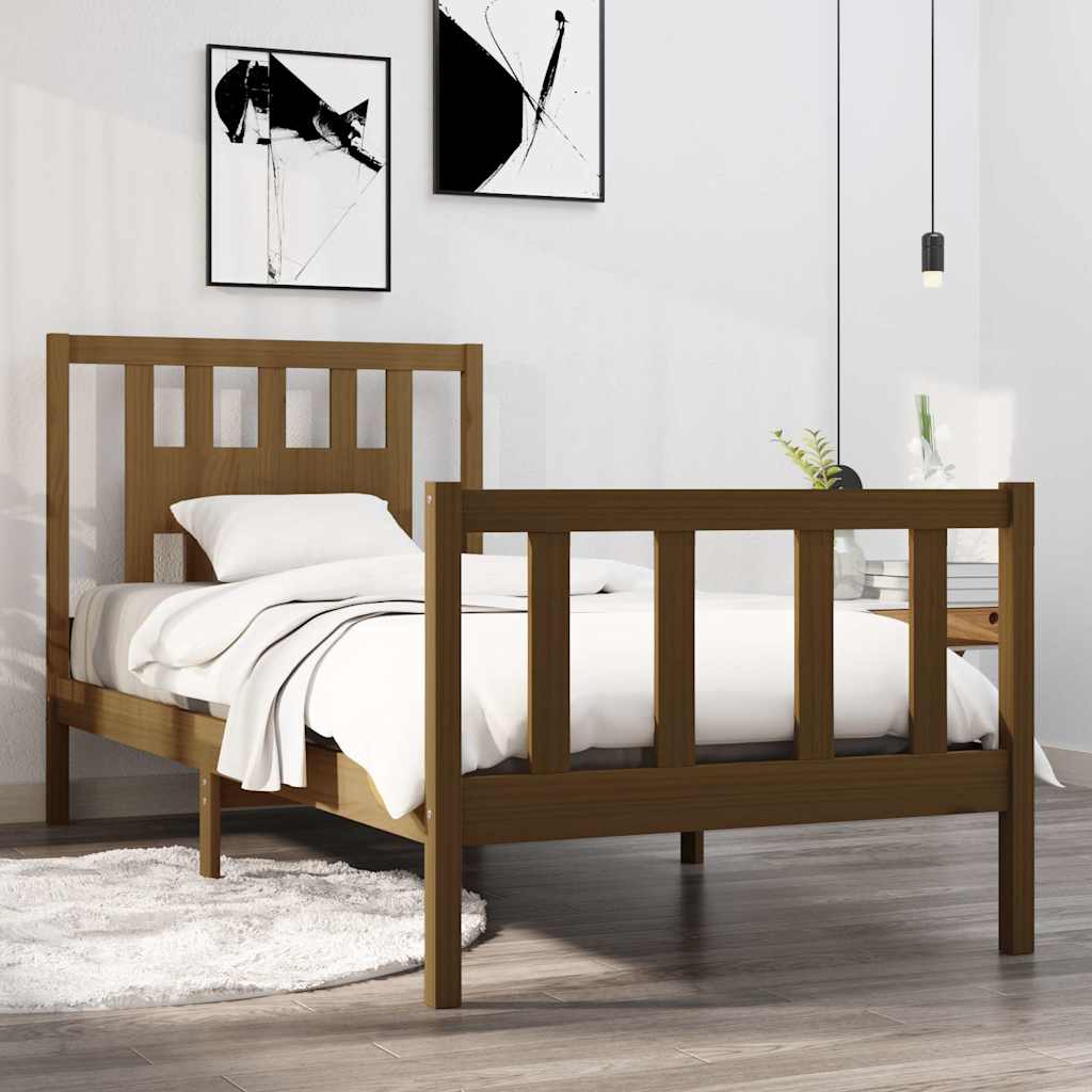 Πλαίσιο Κρεβατιού Μελί 75x190 εκ. Ξύλο Πεύκου Small Single