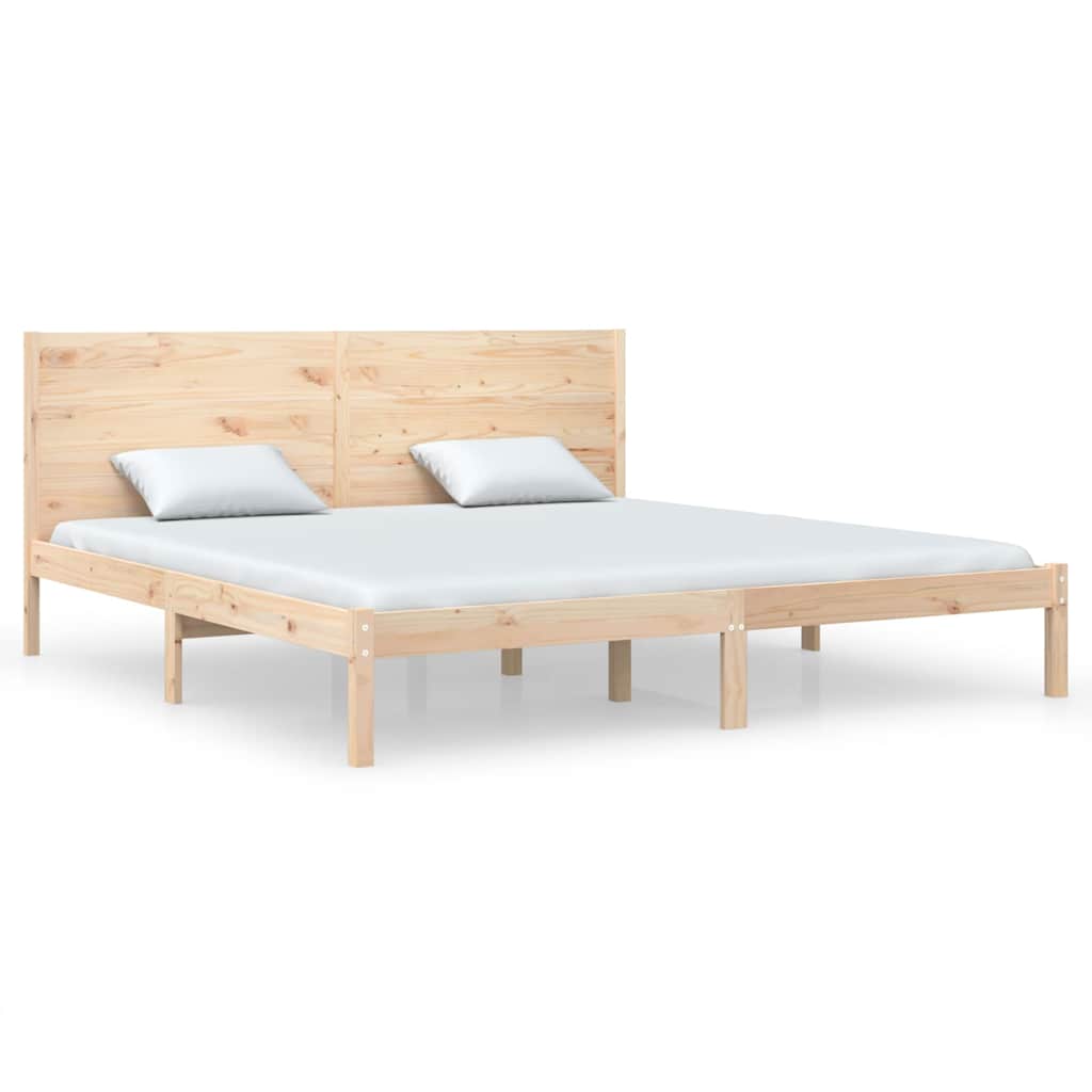 Πλαίσιο Κρεβατιού 180 x 200 εκ. Μασίφ Ξύλο Super King Size