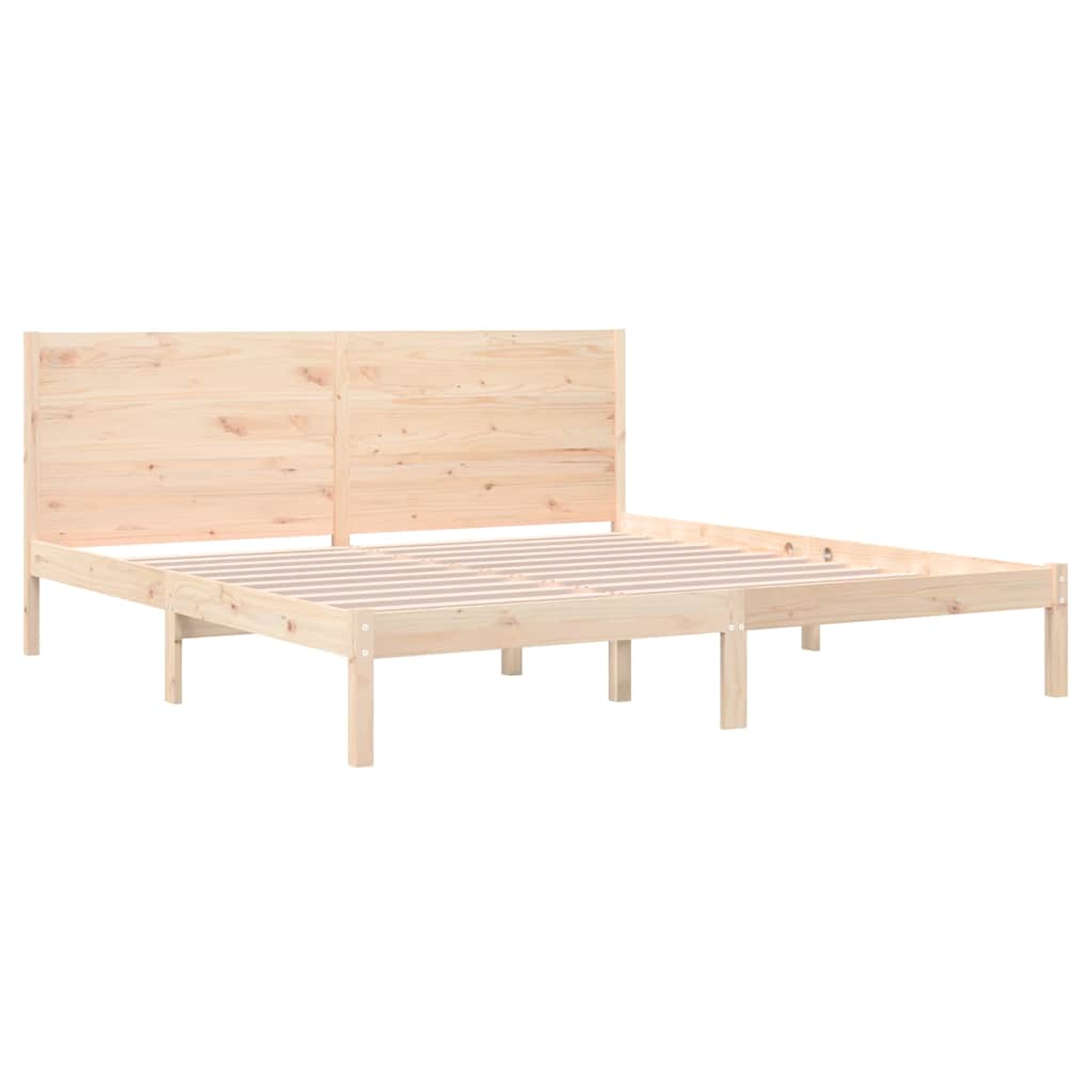 Πλαίσιο Κρεβατιού 180 x 200 εκ. Μασίφ Ξύλο Super King Size