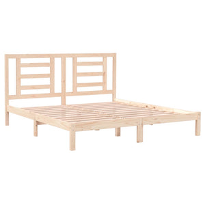 Πλαίσιο Κρεβατιού 180 x 200 εκ. Μασίφ Ξύλο Super King Size