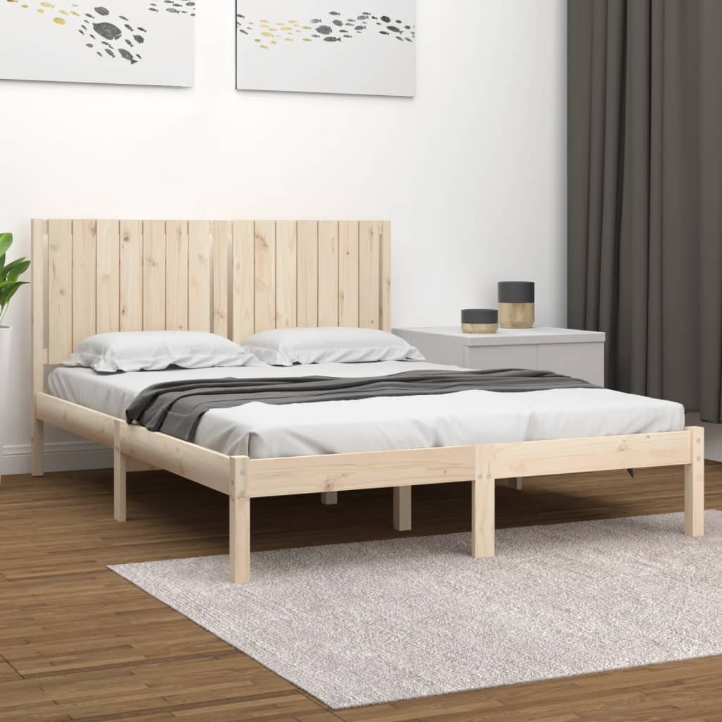 Πλαίσιο Κρεβατιού 150 x 200 εκ. Μασίφ Ξύλο King Size