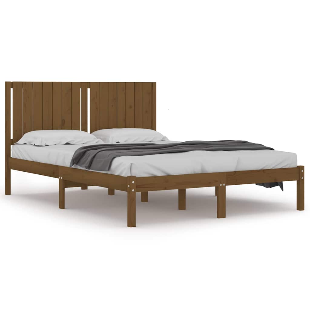 Πλαίσιο Κρεβατιού Μελί 150 x 200 εκ. Μασίφ Ξύλο King Size