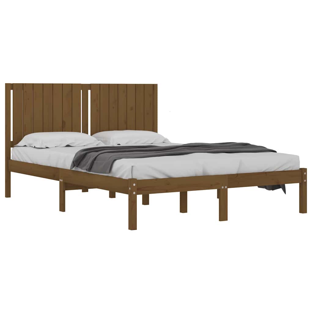 Πλαίσιο Κρεβατιού Μελί 150 x 200 εκ. Μασίφ Ξύλο King Size