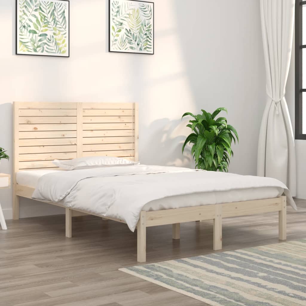 Πλαίσιο Κρεβατιού 120 x 190 εκ. από Μασίφ Ξύλο Small Double - PAKOBAZAAR