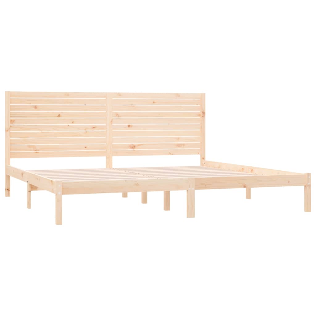 Πλαίσιο Κρεβατιού 180 x 200 εκ. Μασίφ Ξύλο Super King Size - PAKOBAZAAR