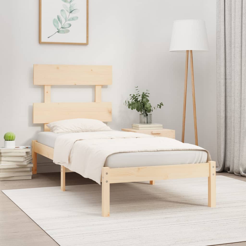 Πλαίσιο Κρεβατιού 75 x 190 εκ. από Μασίφ Ξύλο Small Single - PAKOBAZAAR