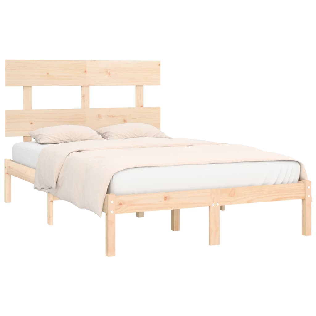 Πλαίσιο Κρεβατιού 150 x 200 εκ. Μασίφ Ξύλο King Size - PAKOBAZAAR