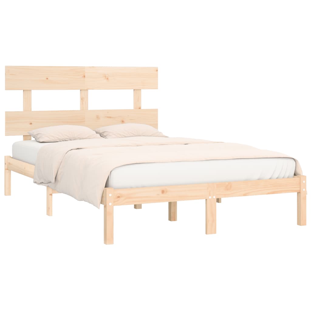 Πλαίσιο Κρεβατιού 180 x 200 εκ. Μασίφ Ξύλο Super King Size - PAKOBAZAAR