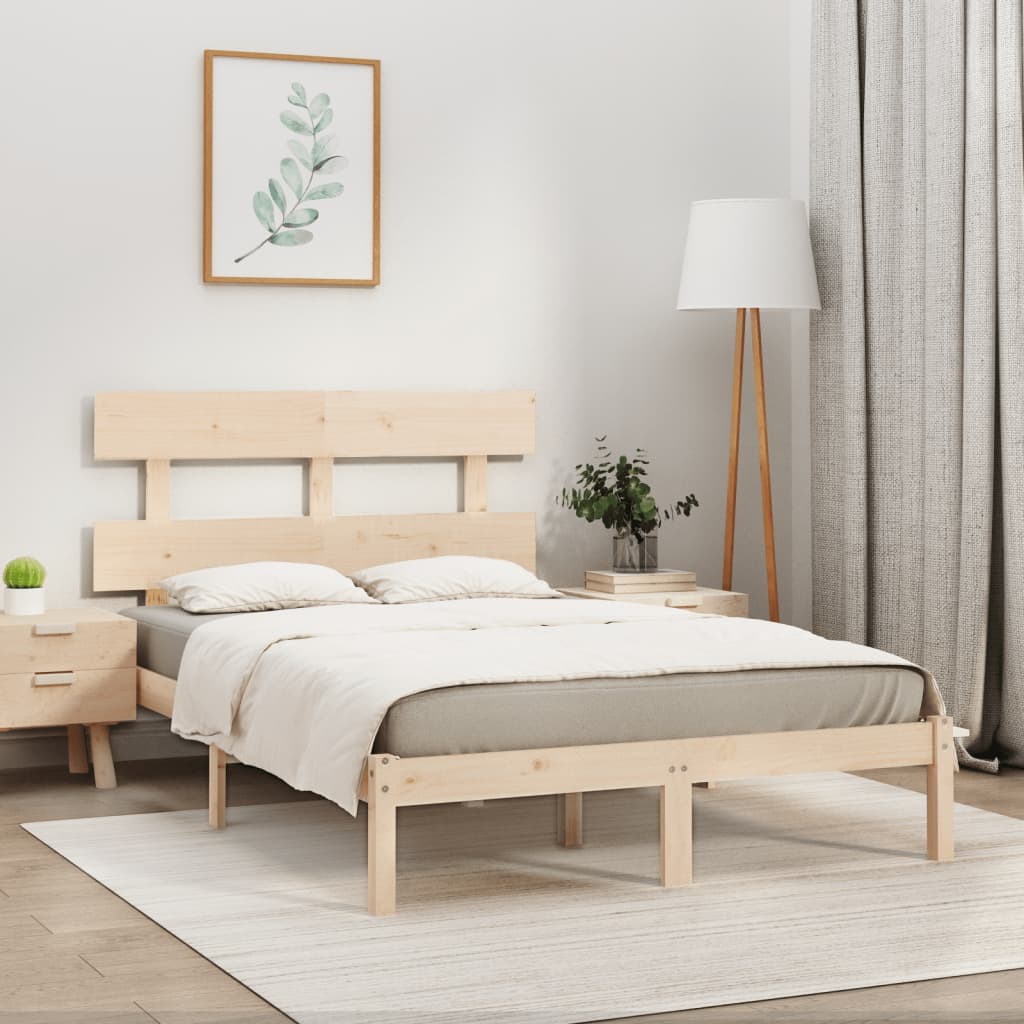 Πλαίσιο Κρεβατιού 180 x 200 εκ. Μασίφ Ξύλο Super King Size - PAKOBAZAAR