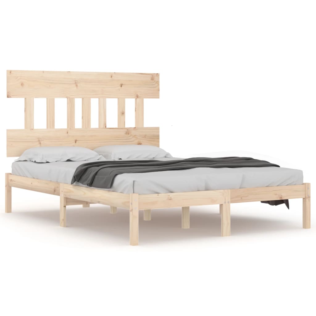 Πλαίσιο Κρεβατιού 180 x 200 εκ. Μασίφ Ξύλο Super King Size - PAKOBAZAAR