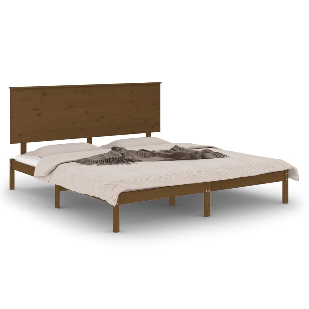 Πλαίσιο Κρεβατιού Μελί 150 x 200 εκ. Μασίφ Ξύλο King Size
