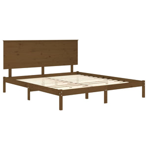 Πλαίσιο Κρεβατιού Μελί 150 x 200 εκ. Μασίφ Ξύλο King Size