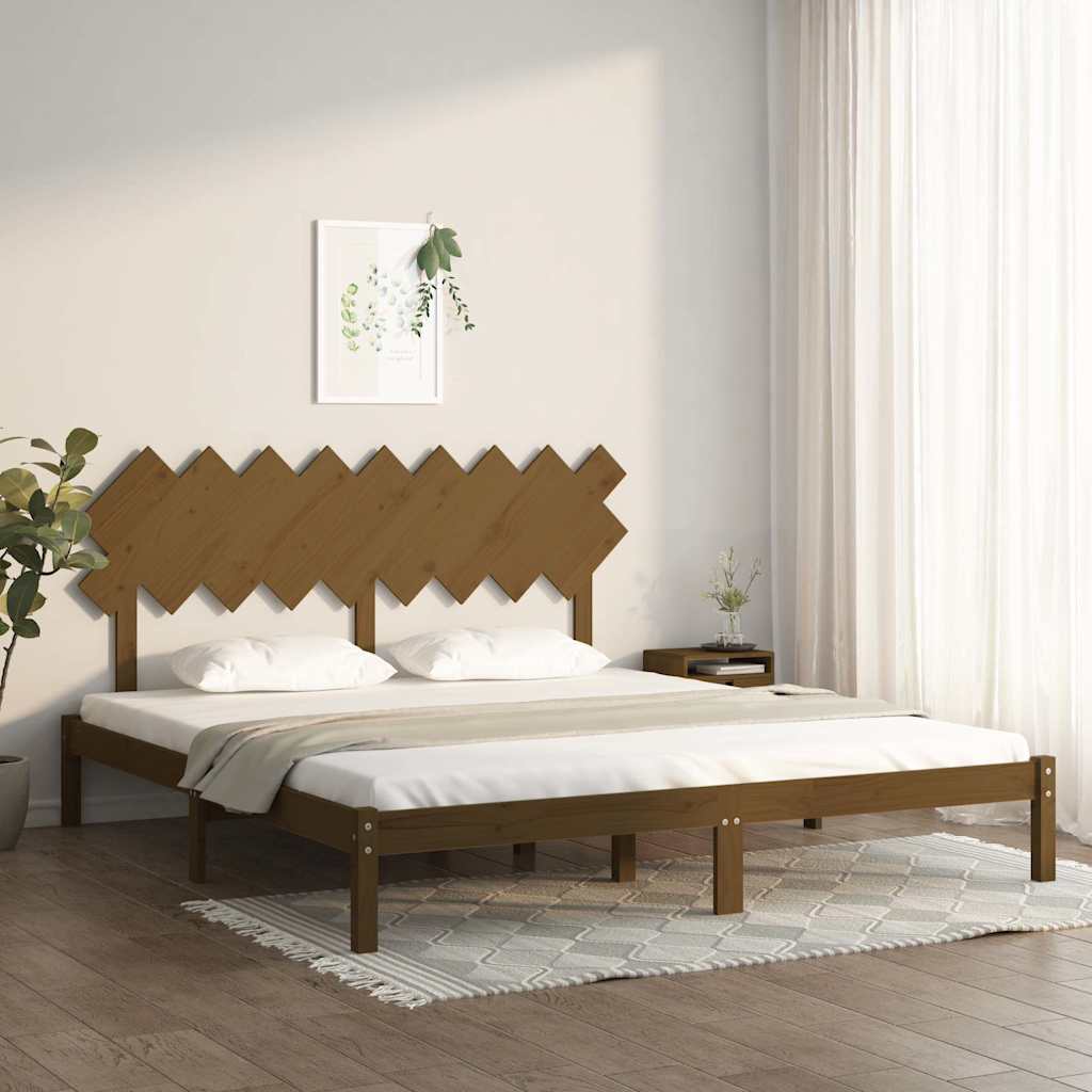 Πλαίσιο Κρεβατιού Μελί 180 x 200 εκ. Μασίφ Ξύλο Super King - Pakobazaar