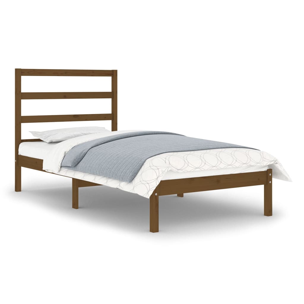 Πλαίσιο Κρεβατιού Μελί 75x190 εκ. Ξύλο Πεύκου Small Single - Pakobazaar
