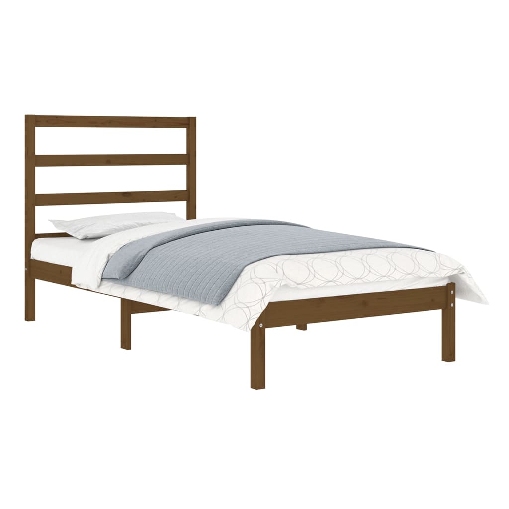 Πλαίσιο Κρεβατιού Μελί 75x190 εκ. Ξύλο Πεύκου Small Single - Pakobazaar