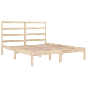 Πλαίσιο Κρεβατιού 135 x 190 εκ. από Μασίφ Ξύλο Double - PAKOBAZAAR