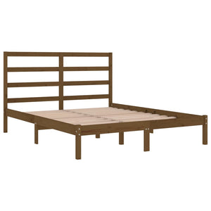 Πλαίσιο Κρεβατιού Μελί 150 x 200 εκ. Μασίφ Ξύλο King Size