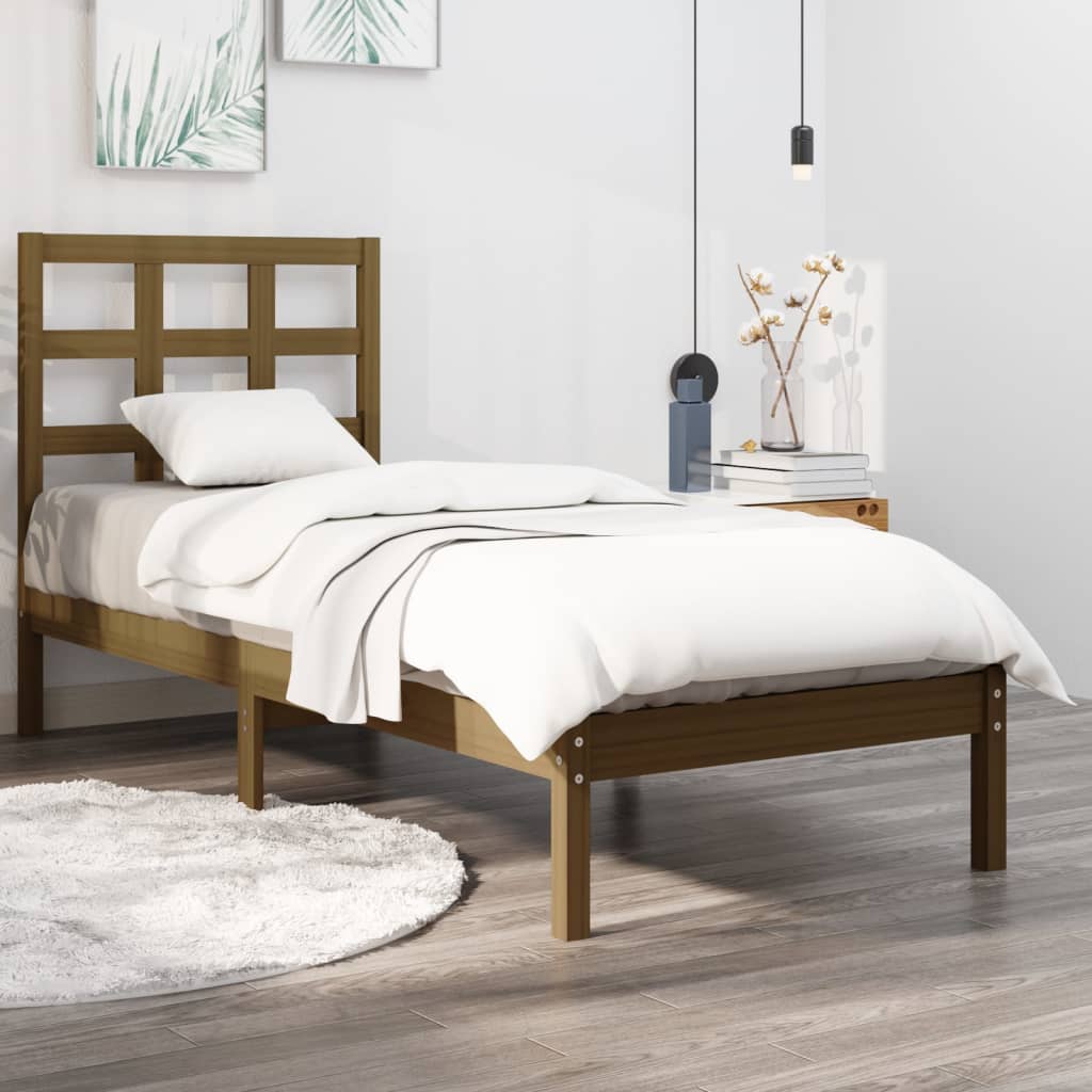 Πλαίσιο Κρεβατιού Μελί 75x190 εκ. Ξύλο Πεύκου Small Single