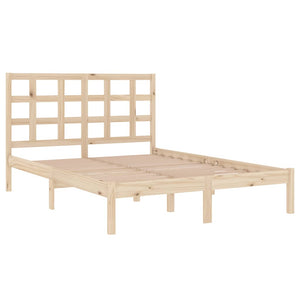 Πλαίσιο Κρεβατιού 135 x 190 εκ. από Μασίφ Ξύλο Double - PAKOBAZAAR