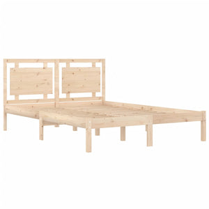Πλαίσιο Κρεβατιού 120 x 190 εκ. από Μασίφ Ξύλο Small Double - PAKOBAZAAR